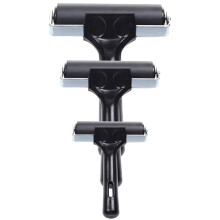 6St Huiselijk Craft Rubber Rollers Zwart Slijtvast Voor