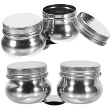 2St Duurzame Roestvrijstalen Palette Cups Voor Schilderen Thuis