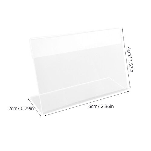 210St Plastic Prijsdisplay Houders Transparant Voor En Retail 1