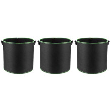 6Pièces Poches De Plantation Noir Pour Usage Extérieur