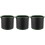 6Pièces Poches De Plantation Noir Pour Usage Extérieur 1