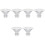 6St Transparante Siliconen Flange Inserts Draagbare Borstkolven 5