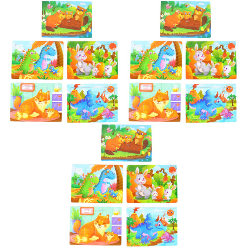 15St Kinder Jigsaw Educatief Speelgoed Veelzijdig 2