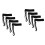 8St Zwarte Comfort Polyester Chain Clips Scheidsrechter Voetbalgear 6