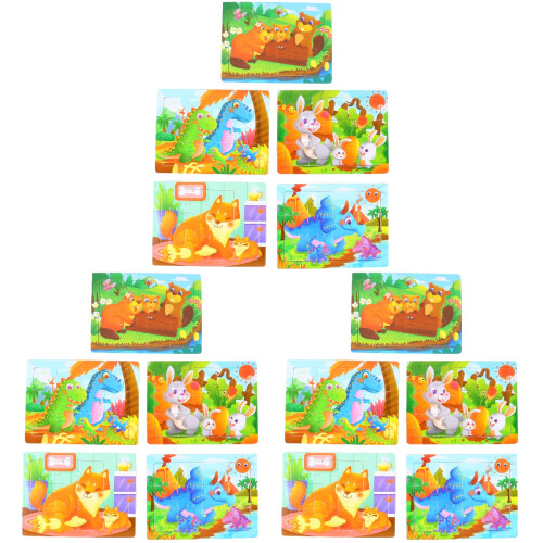 15St Kinder Jigsaw Educatief Speelgoed Veelzijdig 1