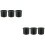 6Pièces Poches De Plantation Noir Pour Usage Extérieur 6