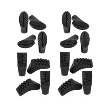 32St Zwarte Rubber Hiking Pole Tips Voor Bescherming En Stabiliteit