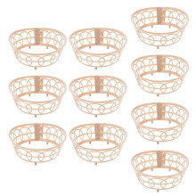 30St Duurzame Plastic Hoedring Khaki Voor Boerenhoed DIY Gebruik