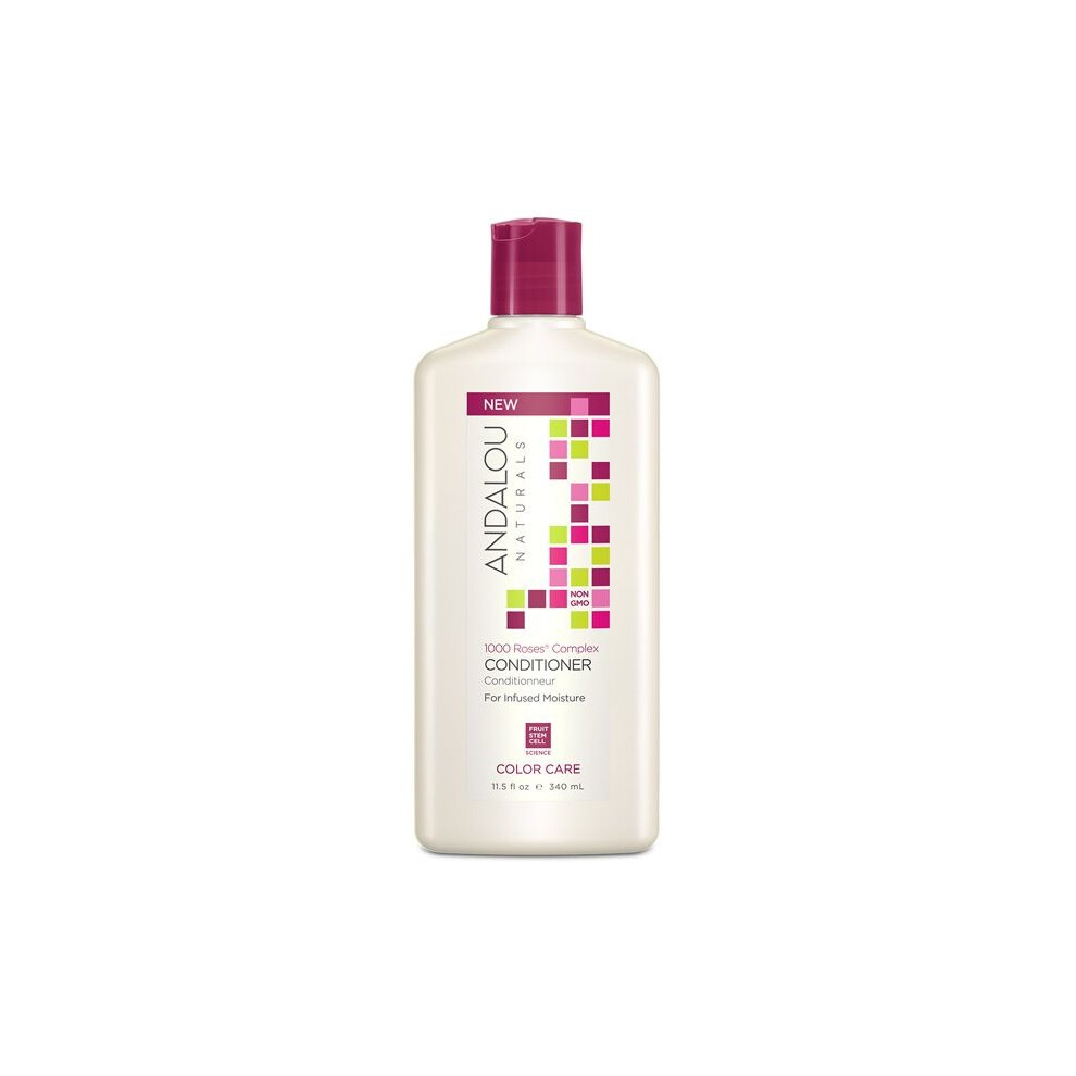 Andalou 1000 Roses Complex Color Care Conditioner 11.5 Oz  Color Protecting & Nourishing Conditioner for Vibrant, Healthy Hair