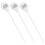9St Professionele Rvs Cake Testers Wit Voor Brood En Cupcake Bakproces 1