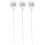9St Professionele Rvs Cake Testers Wit Voor Brood En Cupcake Bakproces 9