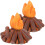 4St Mini Kampvuur Model Resin Decoratie Speelgoed Multi-Kleur 1