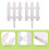 12Sets Plastic Border Afsluiting Stevig Tuinpad & Bloemenbed 5