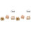 2Paren Beige Non-Slip Kinder Ademend Geschikt Baby's 2