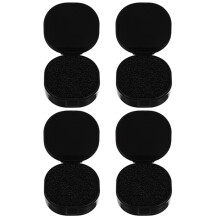 8St Brush Cleaner Zwart Voor Droge Make-Up Poeder, Sponstechniek