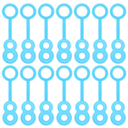 180St Plastic Bubble Maker Sticks Sky-Blauw Ergonomisch Kids Fun