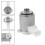 32106788212 Conversor de Torque Servotronic de Direção Hidráulica para  1 E81 E87 3 E90 E91 5 E60 E61 6 E63 X1 E84 X3 E83 X5 E70 6