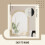 Homcom HOMCOM Arched Wall Mirror with Modern Tempered Glass & Polystyrene Beige 4
