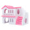 Hamster Nest Solid Wood DuplexHouse Guinea Pigs-Pink white 1