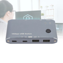 USB 3.2-Switch A- und C-Eingang, 2 Computer teilen