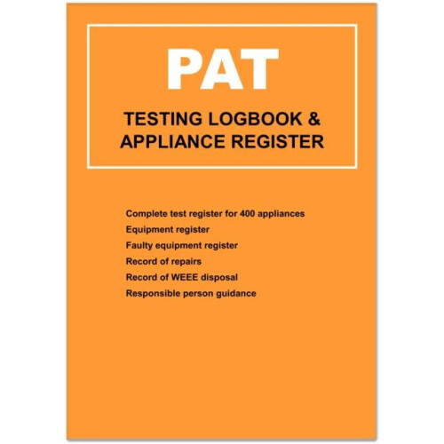 PAT Portable Appliance Testing Logbook by DocsStore Paperback Book
