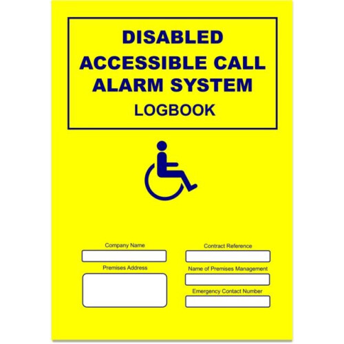 Disabled Call Alarm System Logbook by DocsStore Paperback Book