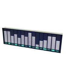 Luzes LED Captador de Espectro Musical Analisador de Ritmo Visor de Luz Controle de Voz Indicador de Nível de Áudio Luzes de Atmosfera Do Carro
