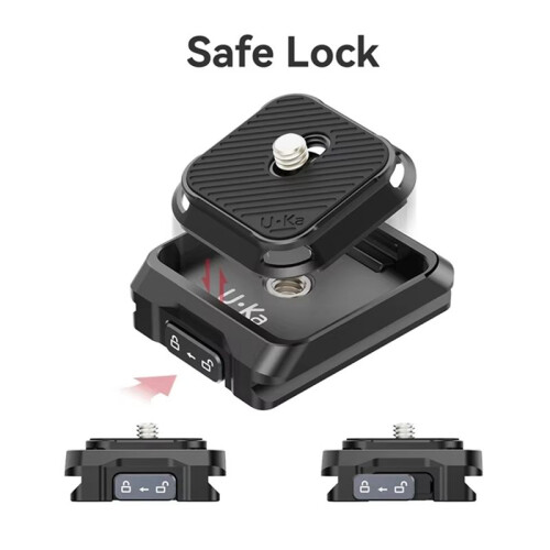Ulanzi UKA Quick-Release Plate Compatible with Uka & F38 Plates for Camera Tripod Quick Release System UKA03 Base 2