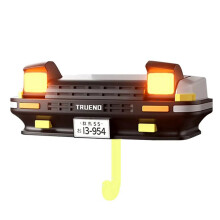 Car Key Holder Decor Wall-Mounted Key Hook Headlight Key Hook for Car Enthusiasts' Gifts Black