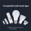 Multi-Interface Test Lamp Holder 12 Port Led Bulb Tester Versatile Led Lcd Tester for E27 B22 E14 Bulb Test EU Plug 4