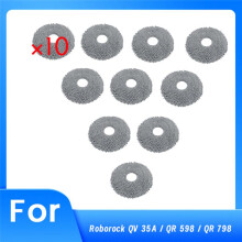 10 Stuks Reinigingsdoeken voor QV 35A / QR 598 / QR 798 Stofzuigeraccessoires, Vervangingsonderdelen voor Stofzuigers