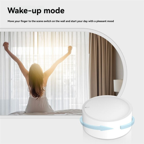 Tuya ZigBee  Knob  Wireless Scene Button Controller Battery Powered Automation with  Life App Scenarios