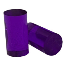 2 Stück Bunte Acryl-Pool-Queue-Ferrulen, Runde Billard-Jump- und Break-Queue-Ferrulen, Außendurchmesser 15 mm X Länge 28 mm, Billardzubehör C