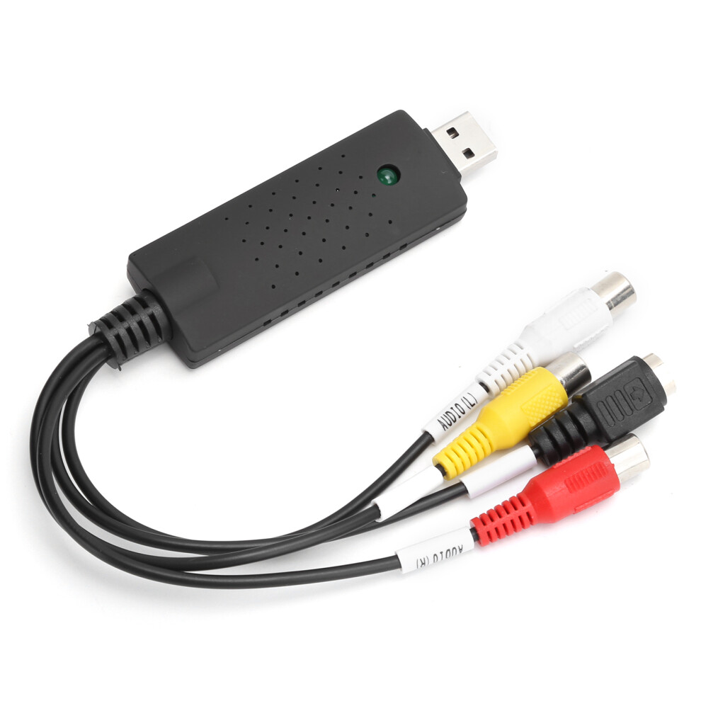 Portable Usb 2.0 Video Capture Card For Ntsc/Pal Windows/Linux Black 4601391577438