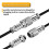 Usb Keyboard Cable Black Coiled Keyboard Usb Type C Cable DIY Aviation Plug Cable Connector Gaming Usb Keyboard Cable 2