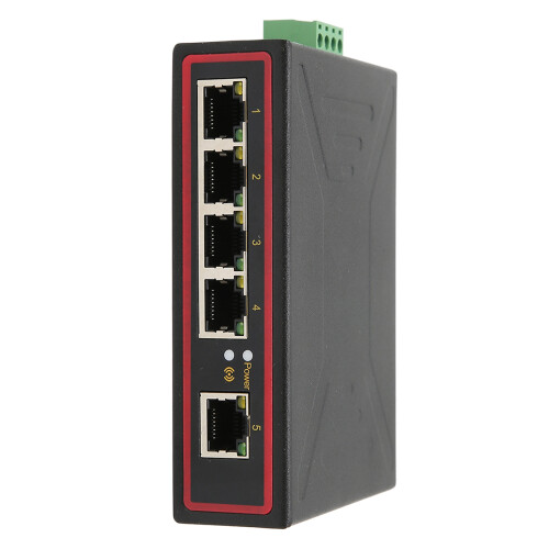 5-Port-Ethernet-DIN-Schienen-Switch