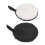 2 pezzi Puff Struccanti Riutilizzabili, Fibre Vegetali Morbide, Nero e Bianco 12