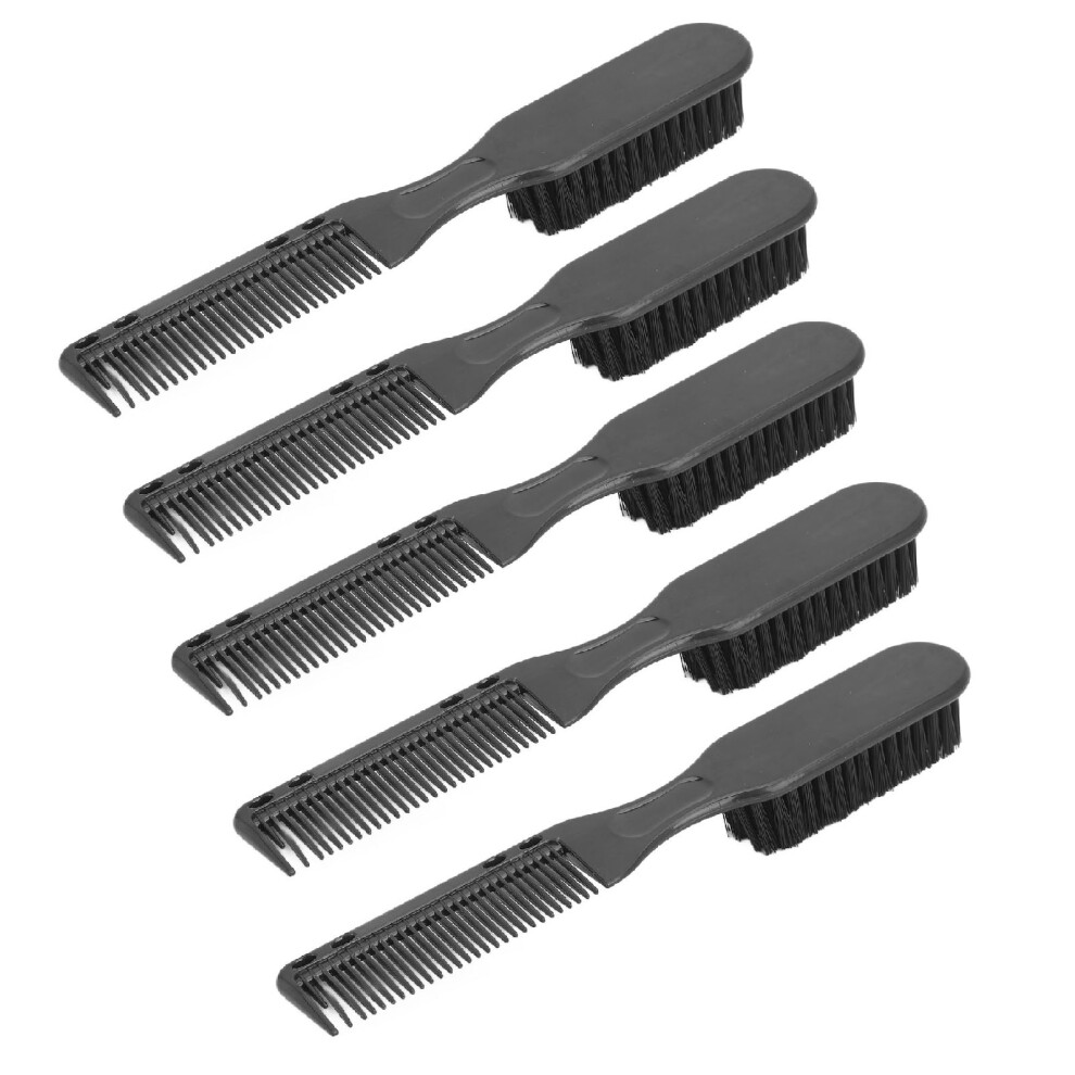 5 Pcs Dual Head Men Hair & Beard Styling Brush with Ergonomic Handle