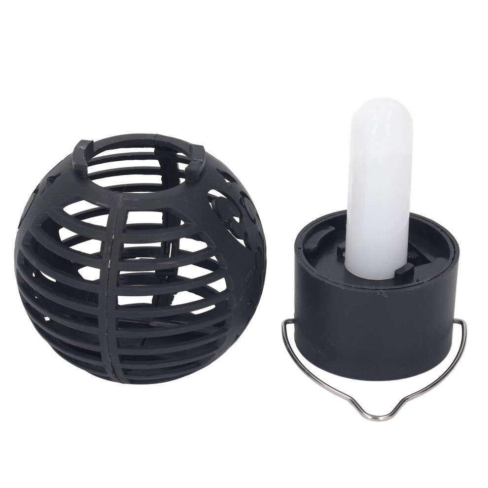 Light/Black 2Pcs Solar Warm Pendant Ball, 200Mah, Indoor Outdoor