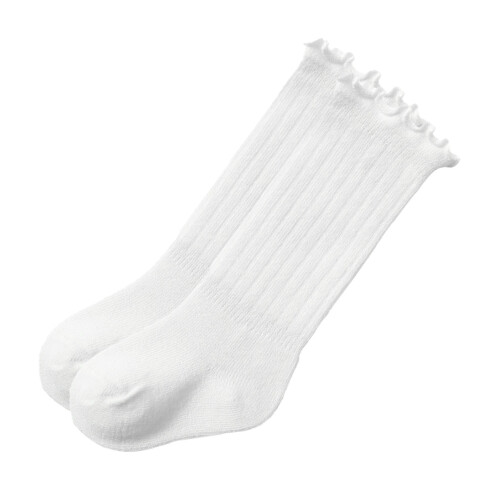1 Pair Baby Knee High Socks Cotton M (6-12m)