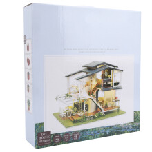 DIY Puppenhaus Miniatur Romantische Holz Garten