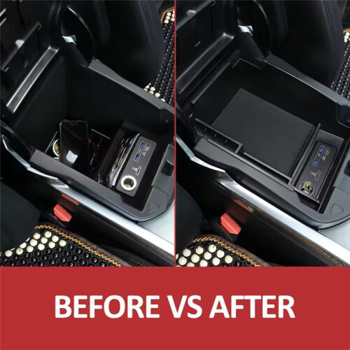 For   Sport L494 2013-2017 Car Central Armrest Box Storage Box Organizer Tray Interior Accessories 2
