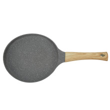 Granite Coating Crepe Pan, Nonstick Skillet With Even Heat Distribution Sturdy Handle Universal Compatibility For Pancakes Eggs Roti Indian Cuisine