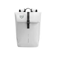 (One Size, Off White) XD Design Urban Flap Top Water Resistant Anti-Theft Backpack