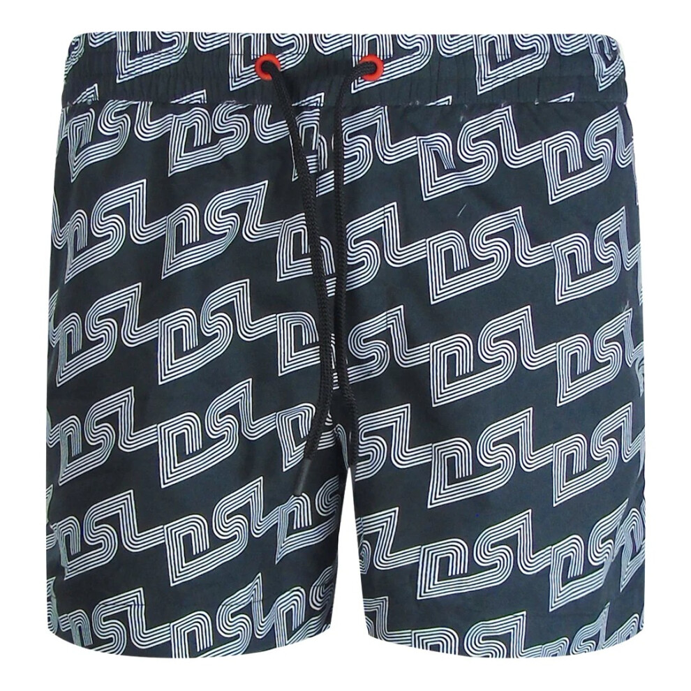 Diesel Mens Bmbx-Ken-37 All-Over Print Board Shorts