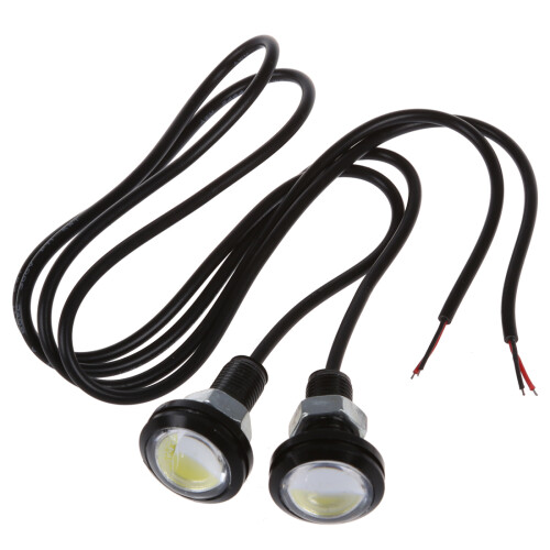 2 x LED Light Bulb Rear Backup Lights  12V 3W White for Car 1
