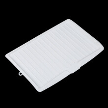 Plastic Dish Drainer Drip Tray Plate Cutlery Rack Kitchen Sink Rack Holder Large white