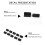 10 pcs Silicone USB port plug dustproof plug stopper protection cap black 9