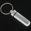 Silver Pill Medicine Box Case Holder Container Capsule Bottle Keyring Keychain 7