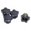 5Pcs M8 Female Thread 32mm Star  Clamping Nuts Knob Grip Handle 6